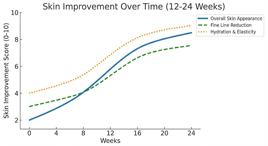Clinical study results showing bakuchiol efficacy