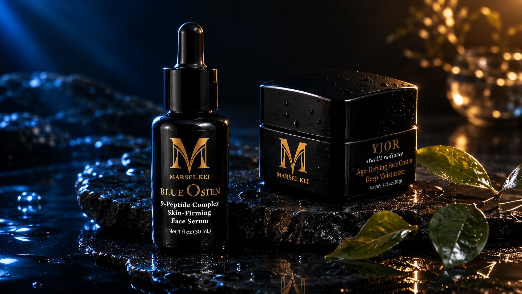 The MARSEL KEI two-step ritual: Blue Osien serum and YJOR cream
